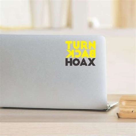 Jual Stiker Turn Back Hoax Laptop Helm Hp Motor Mobil Cutting Skin