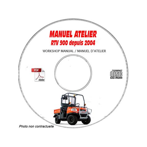 Revue Technique Kubota Rtv Depuis Manuel Atelier Sur Cd Rom