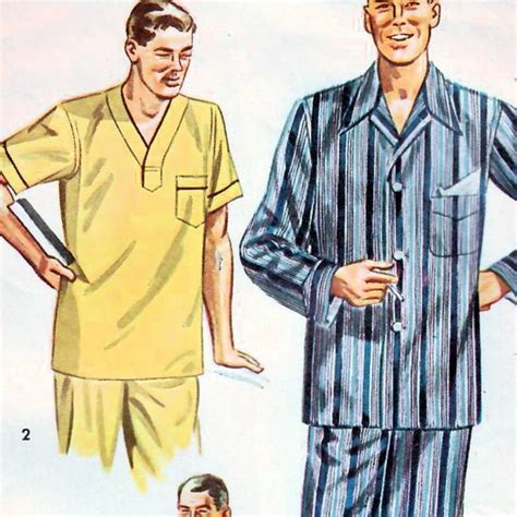 Mens Nightshirt Sewing Pattern Etsy