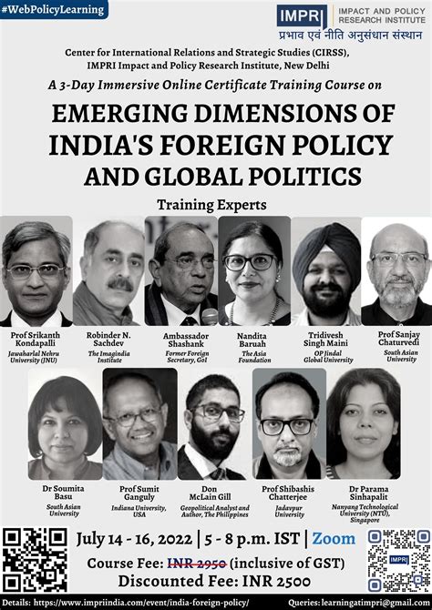 Emerging Dimensions Of India's Foreign Policy And Global Politics ...