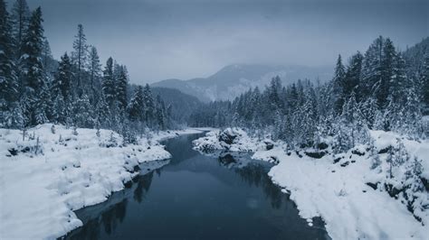 Fond d écran la nature paysage des arbres rivière Montagnes