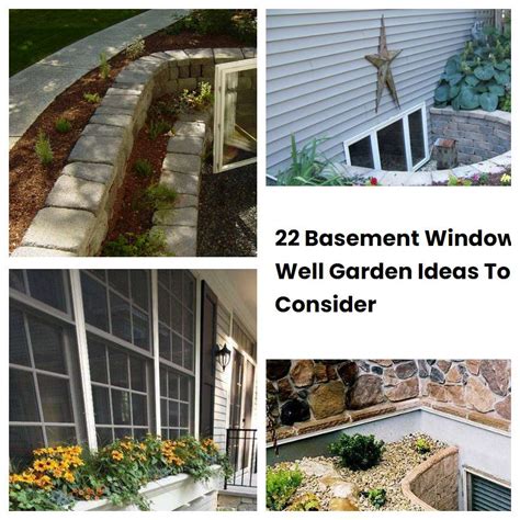 22 Basement Window Well Garden Ideas To Consider | SharonSable