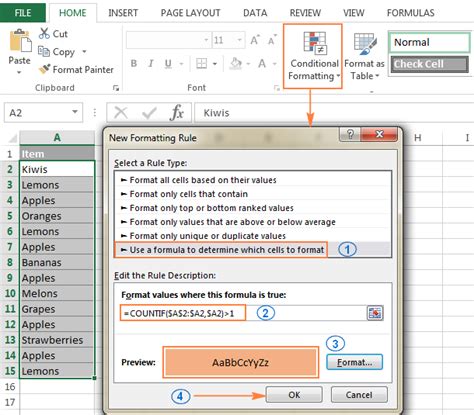 How To Find And Highlight Duplicates In Excel