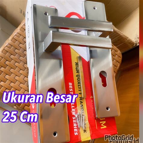 Jual GAGANG PINTU BESAR KOTAK STAINLESS HANDLE PINTU UKURAN BESAR MODEL