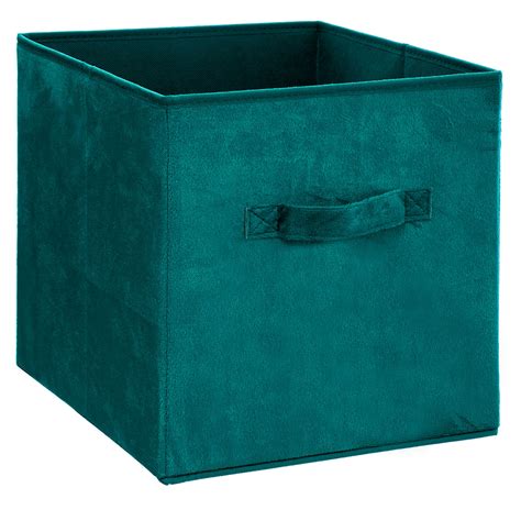 Boite De Rangement Mix N Modul Velours Bleu X Cm Centrakor