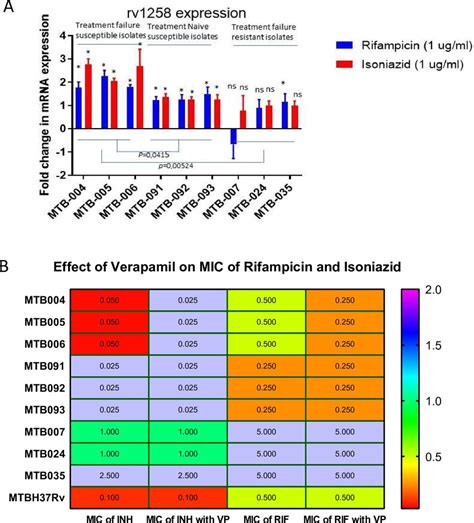 The Effect Of Rifampicin And Isoniazid On The Transcription Of Rv1258