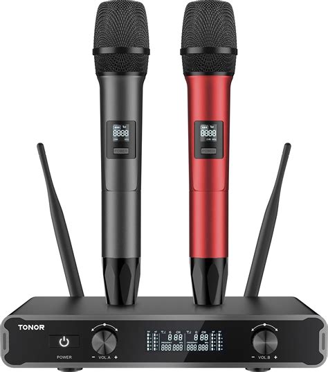 Amazon Bomge Wireless Microphone Dual Professional Uhf Cordless