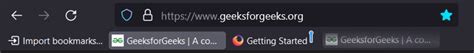 Bookmark In Mozilla Firefox Browser GeeksforGeeks