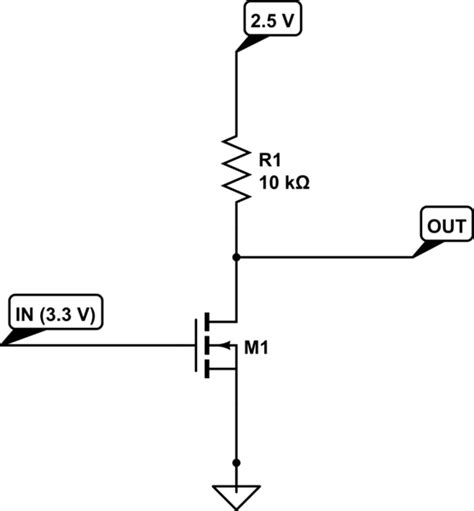 Voltage Transistor Logic Level Converter Circuit Electrical