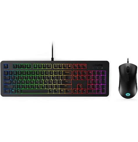 Clavier Et Souris Filaire Lenovo Legion Km Rgb Gaming Azerty