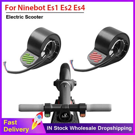 Scooter Finger Button Throttle Brake Set For Ninebot Es1es2es3es4