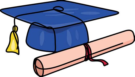 Diploma And Graduation Cap Illustration Vector Art At Vecteezy