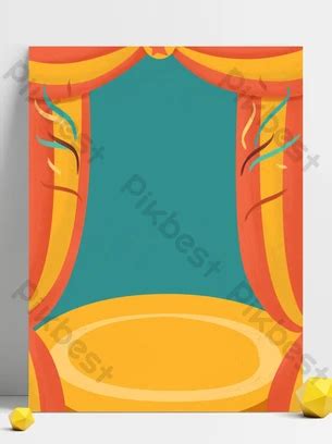 Halloween Party Stage Background Design Backgrounds | PSD Free Download ...