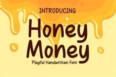 Honey Money Font by ajiwaluyo88 · Creative Fabrica