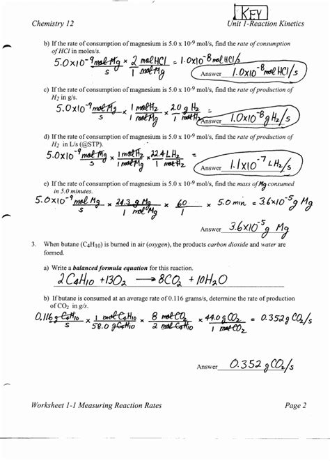 Stoichiometry Worksheets And Key