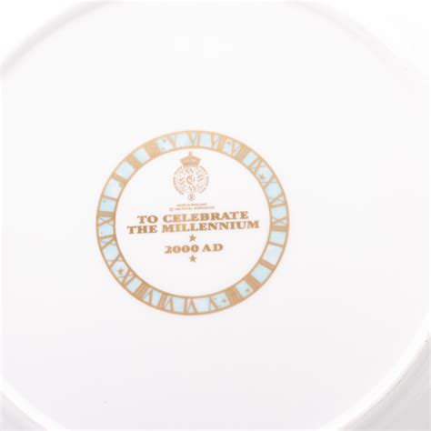 Royal Worcester Fine Porcelain Millennium Plate For Sale At 1stDibs