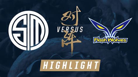 TSM Vs FW Worlds Group Stage Match Highlights 2017 YouTube