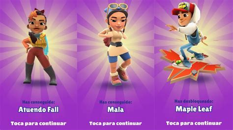 Subway Surfers Unlocking Mala Alicia Fall Outfit And MapleLeaf