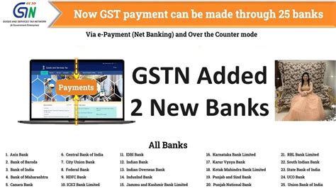 GSTN Added 2 New Banks Now GST Payments Can Be Made Through 25 Banks