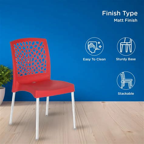 Nilkamal Novella Plastic Armless Chair At Rs Neelkamal Chairs