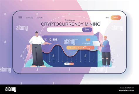 Cryptocurrency Mining Stock Vector Images Alamy