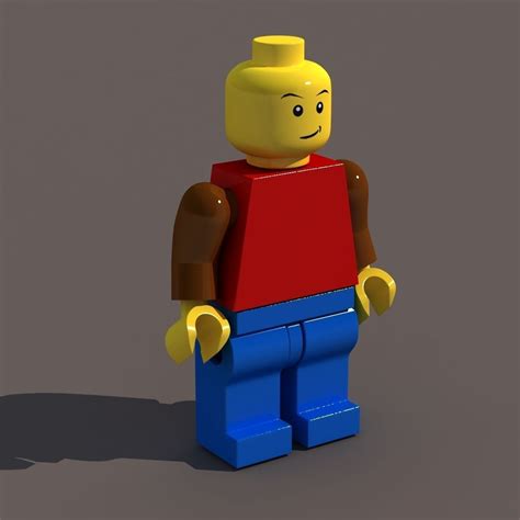 Lego Man 3D Model MAX OBJ 3DS FBX LWO LW LWS HRC XSI CGTrader