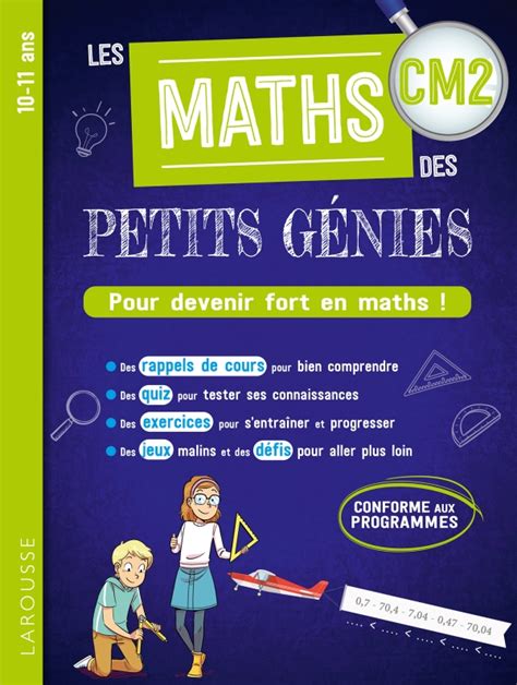 Les MATHS Des PETITS GENIES Tout Le CM2 Hachette Fr