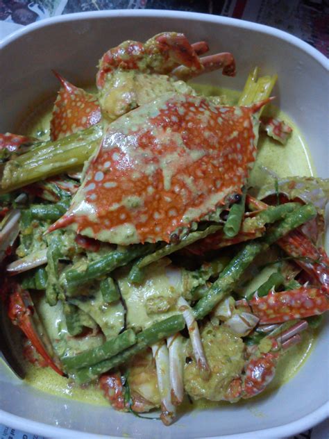 Ketam Masak Lemak Cili Padi Crab Cook With Coconut And Chilies