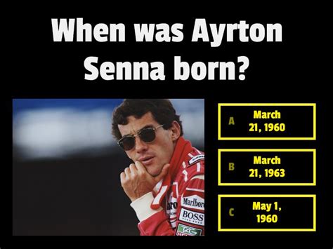 Ayrton Senna Quiz