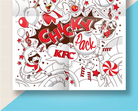 Kfc Chicky Pack IlustraciÓn On Behance