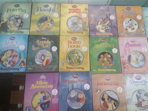 Clássicos Da Disney Coleção Completa Livros E Cd Com As Histórias