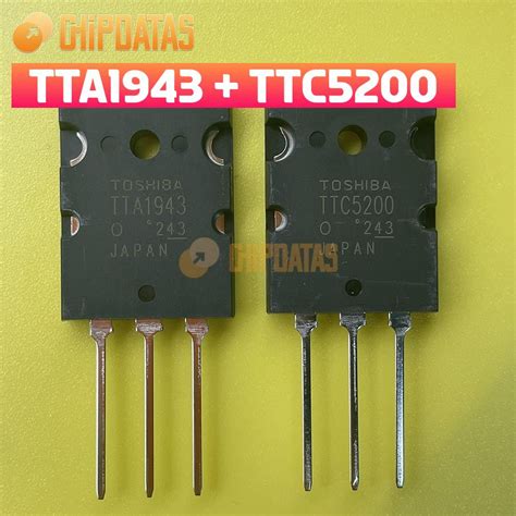 1Pair New TTA1943 TTC5200 Or 2Pcs TTA1943 Toshiba TO 3PL PNP Power