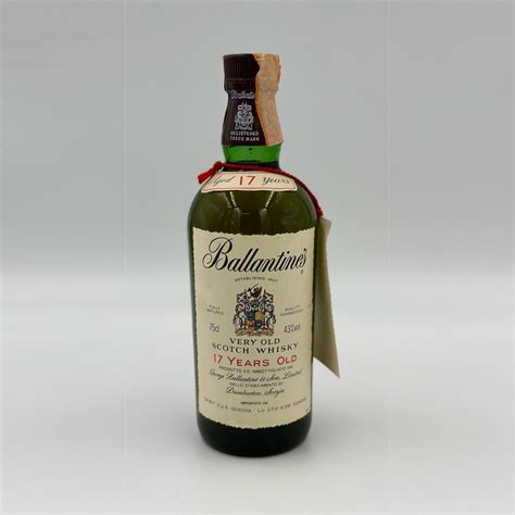 Ballantines 17 Years Old Scotch Whisky Vintage 75cl Wine Shop La