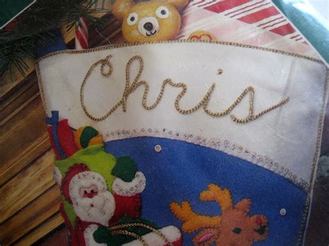 Christmas Bucilla Felt Applique Holiday Stocking Kit Over The Rooftop