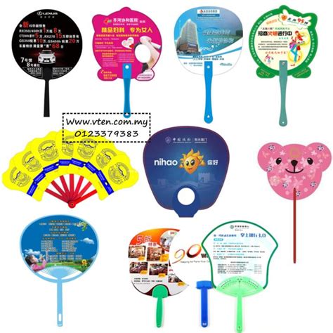 [Pre-Order] Custom made PVC Plastic Hand Fan Advertising Han Held Fan ...