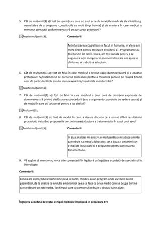 Chestionar Feedback Fiv Kinderwunschzentrum Pdf