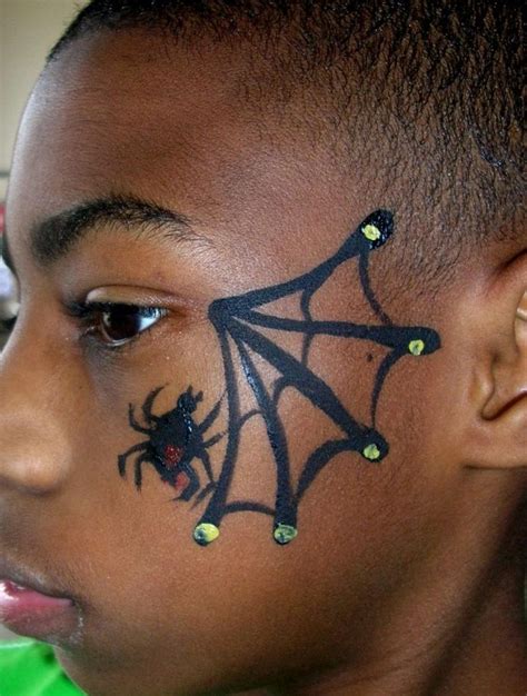 Spider Web Face Paint Face Painting Halloween Face Painting Designs