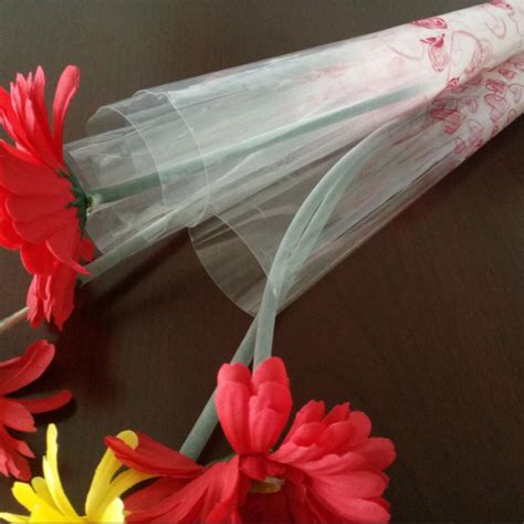 China Pel Cula De Pla Transparente Biodegradable Para Empaque De Flores