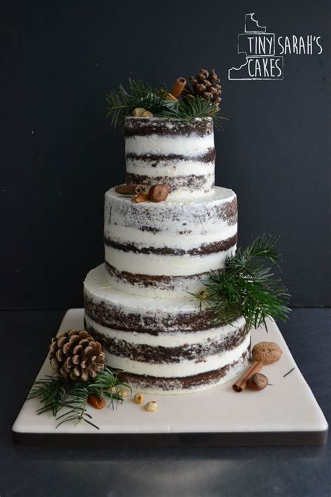 Pretty Weddings Tiny Sarah S Cakes Winter Wedding Cake Christmas