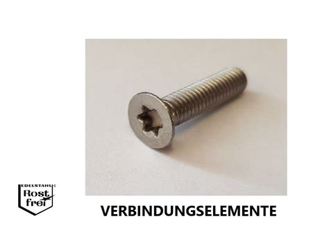 Senkkopfschrauben Mit Torx Din Iso Edelstahl A M M Ebay