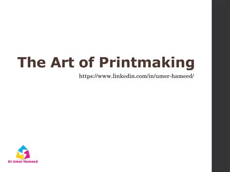 (PDF) The Art of Printmaking