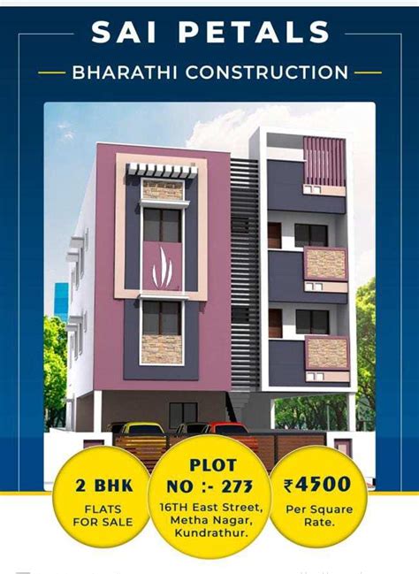 Bhk Residential Apartment Sq Ft For Sale In Kundrathur Chennai