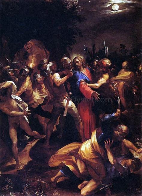 The Betrayal Of Christ By Giuseppe Cesari Hand Painted Oil Painting