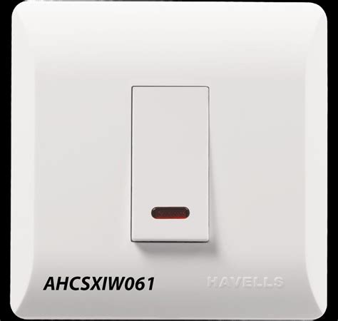 Ahcsxiw061 Havells Coral 6 Ax 1 Way Indicator Switch At Rs 275piece