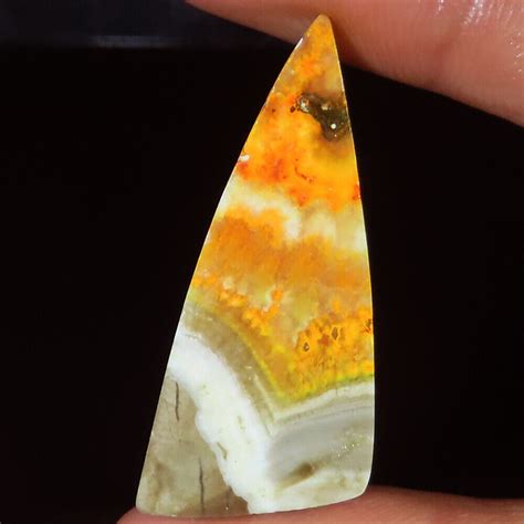 Natural BUMBLE BEE JASPER Cabochon Loose Gemstone 24 40 Cts 17 X 40 X