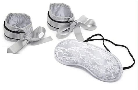 Silver Sexy Lace Soft Eye Mask Blindfolded Patch Sex Toys Eye Mask Hand