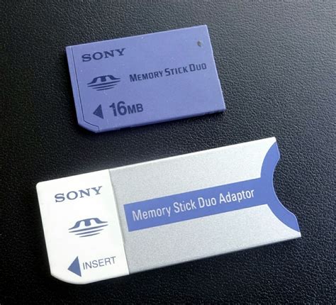 SONY純正 MEMORY STICK DUO 16MB MSA M16A メモリースティックデュオ アダプター付 メモリースティック Duo