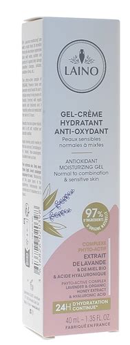 Gel Cr Me Hydratant Anti Oxydant Laino Hydratation Longue Dur E