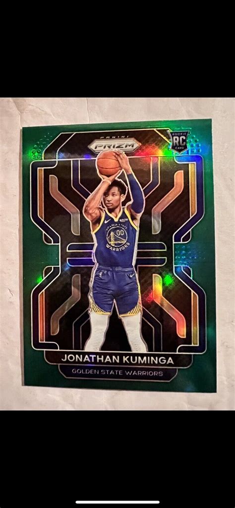 Panini Prizm Green Prizm Jonathan Kuminga Rookie Ebay