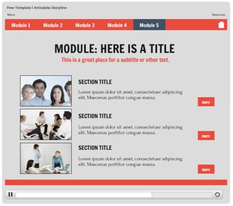 Here Are Some Free E Learning Templates To Speed Up Your Course Design